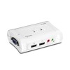 TRENDnet TK 209K - KVM / audio switch - 2 ports - desktop TK-209K